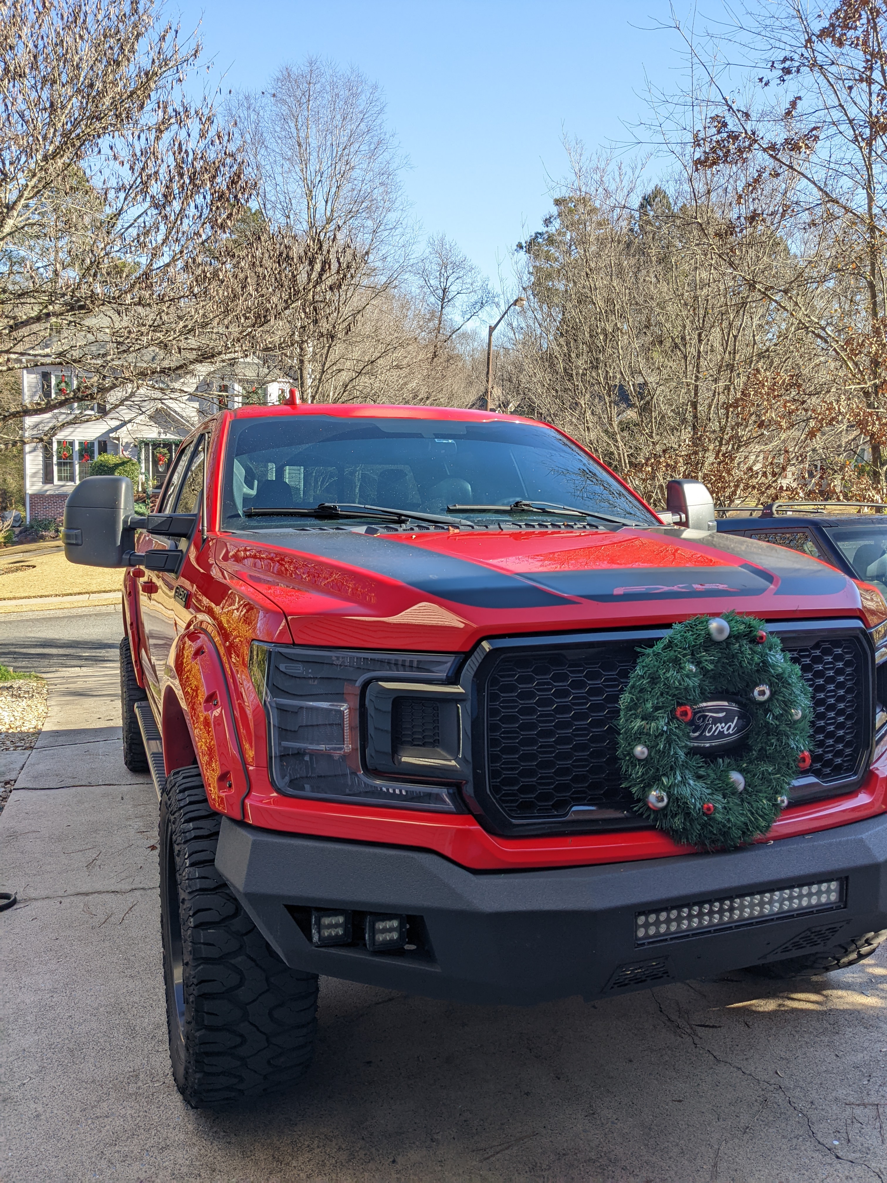 Our red Ford F150 - the Radio Flyer